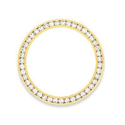 3 Ct. Custom Mined Diamond Bezel To Fit Rolex 26 mm Datejust Or Presidential Watch