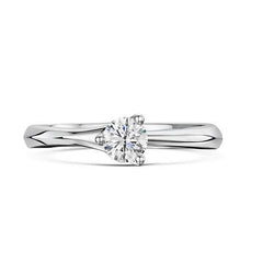 1.25 Ct Solitaire Round Cut Diamond Ring White Gold