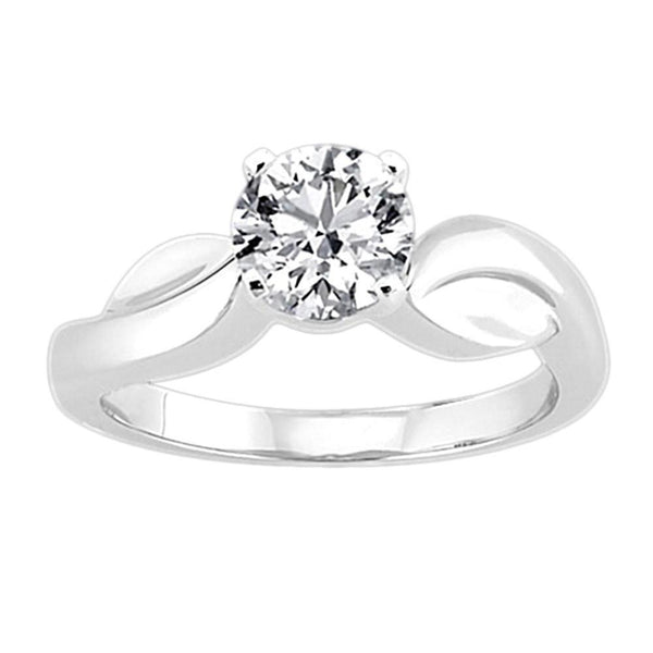 New High Quality Wedding Solitaire White Gold Diamond Anniversary Ring 