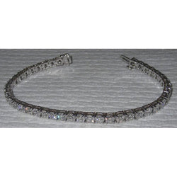 30 Pointer Tennis Bracelet Natural Earth Mined Diamond