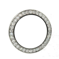 Custom Mined Natural Real Diamond Bezel To Fit Rolex Watch Model 278240 Round 2...