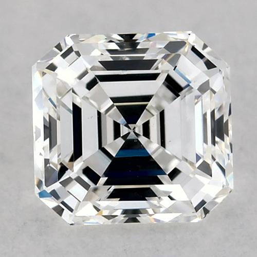 natural asscher diamond 3.25ct loose_diamond front view