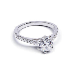 3.40 Ct Round Cut Natural Earth Mined Diamonds Anniversary Engagement Ring