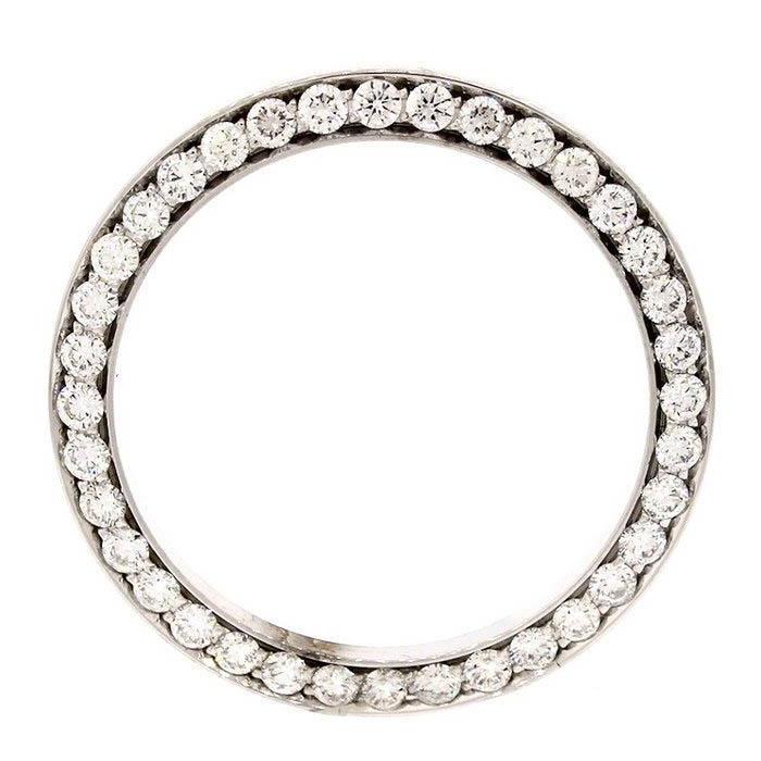 3.5 Ct Custom Diamond Bezel To Fit Rolex Datejust & President Watch Watch Bezel