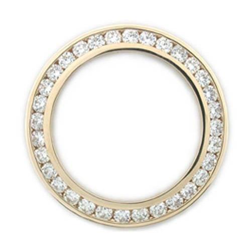 3.5 Ct. Round Custom Diamond Bezel To Fit Rolex Date All Watch Models Watch Bezel