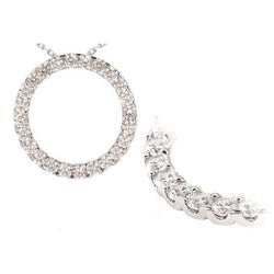 3.60 Carats Round Brilliant Diamond Pendant With Chain Necklace
