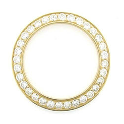 36 Mm 14K Diamond Custom Bezel To Fit Rolex Datejust Or All Watch Models 3 Ct.