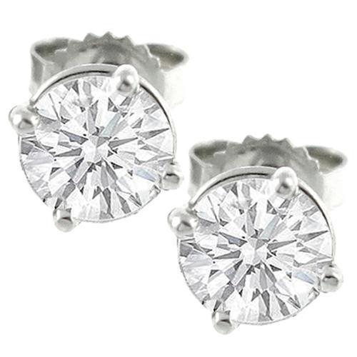  Diamond Studs  High Quality Unique Stud Earrings White Gold Diamond