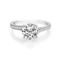 3.70 Ct Gorgeous Round Cut Natural Earth Mined Diamonds Anniversary Ring