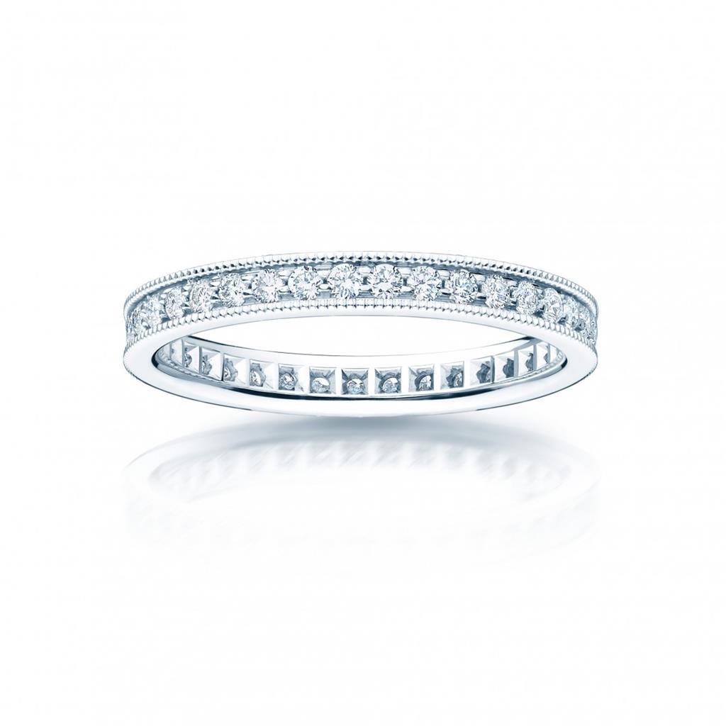 3.70 Ct Sparkling Round Cut Diamonds Lady Wedding Band White Gold 14K Eternity Band