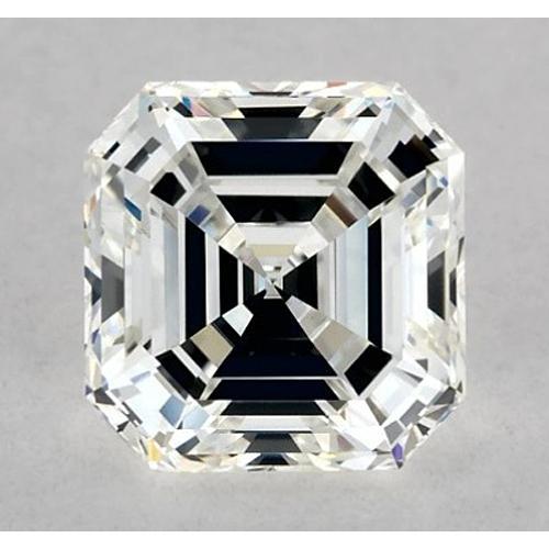 natural asscher diamond 3.75ct loose_diamond front view