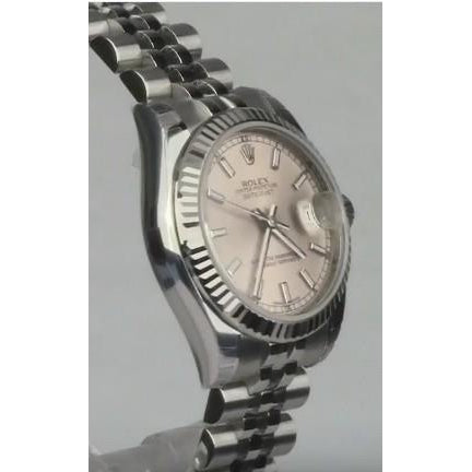 Pinkstick Dial Rolex Datejust 31 Mm Watch Jubilee Bracelet Midsize Rolex