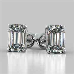 5 Ct Gorgeous Round Cut Lab Grown Diamonds Lady Studs Earring