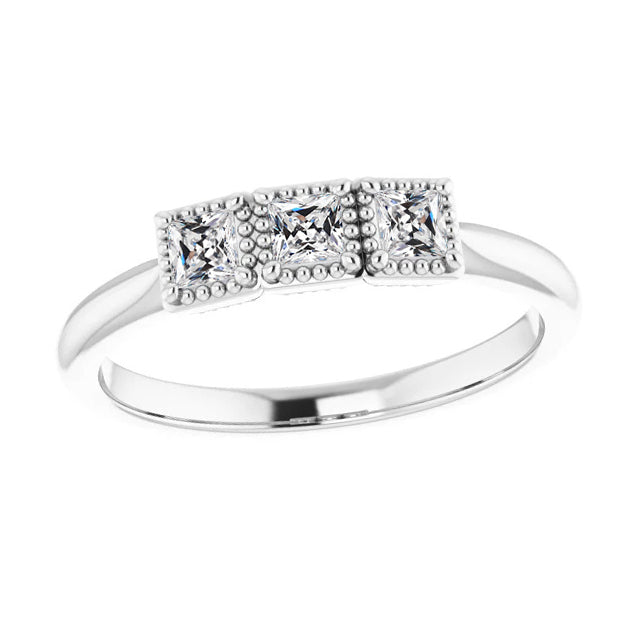 Anniversary Ring Old Miner Diamond Ladies Jewelry