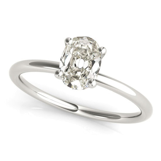 Amazing Solitaire Old Miner Cut Diamond  Gold