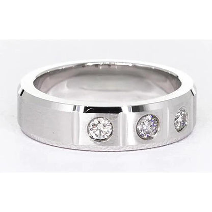  Anniversary Band White Gold 14K 0.75 Carats