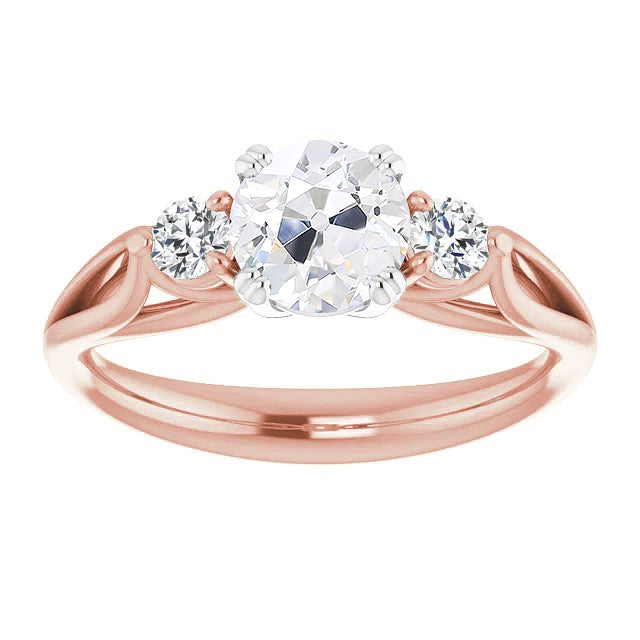 Old Miner Diamond Double Prong Set