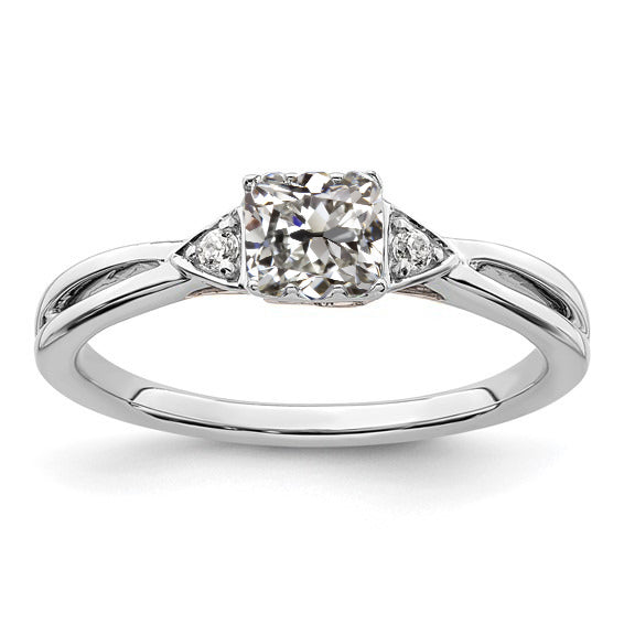 3 Stone Old Miner Diamond Ring