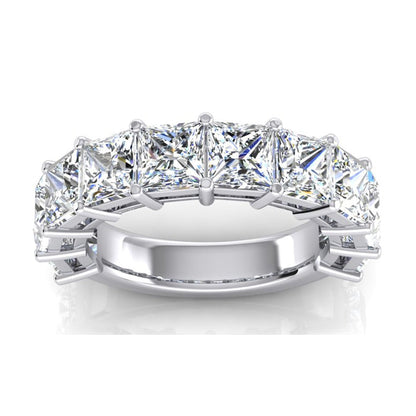 3/4 Princess Eternity Diamond Wedding Band