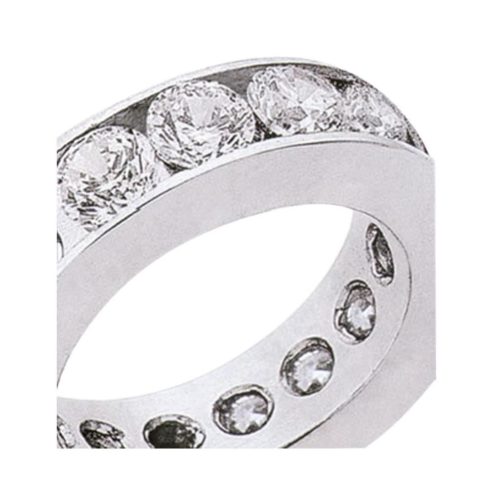 Round Diamond Eternity Band