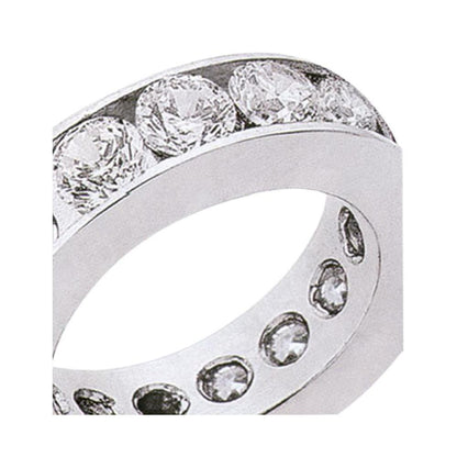 Round Diamond Eternity Band