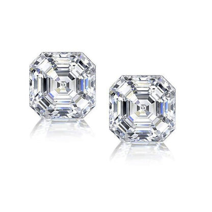 New Style Fancy Asscher Cut Diamond Studs Earring