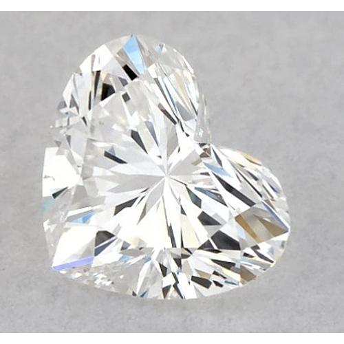 natural heart diamond 4ct loose_diamond front view