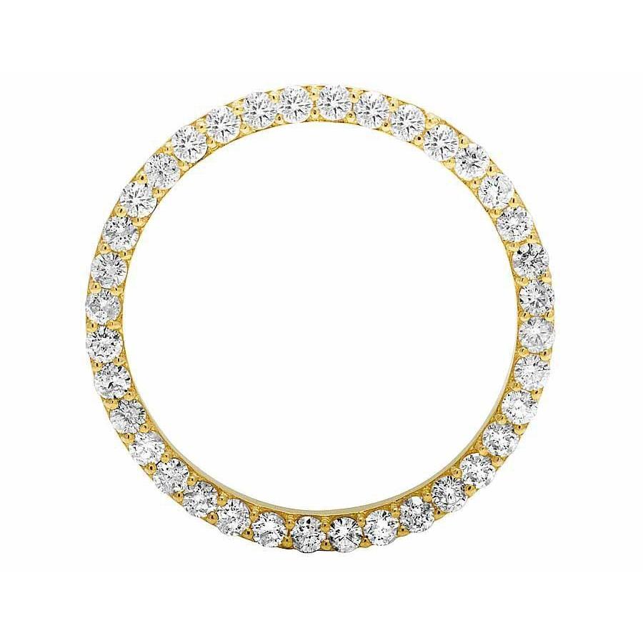 4 Ct Custom Diamond Bezel To Fit Rolex  Datejust Or President Watch Watch Bezel