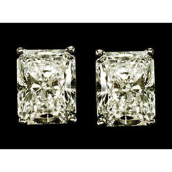 4 Ct. Lab Grown Diamond Earring Stud White Gold