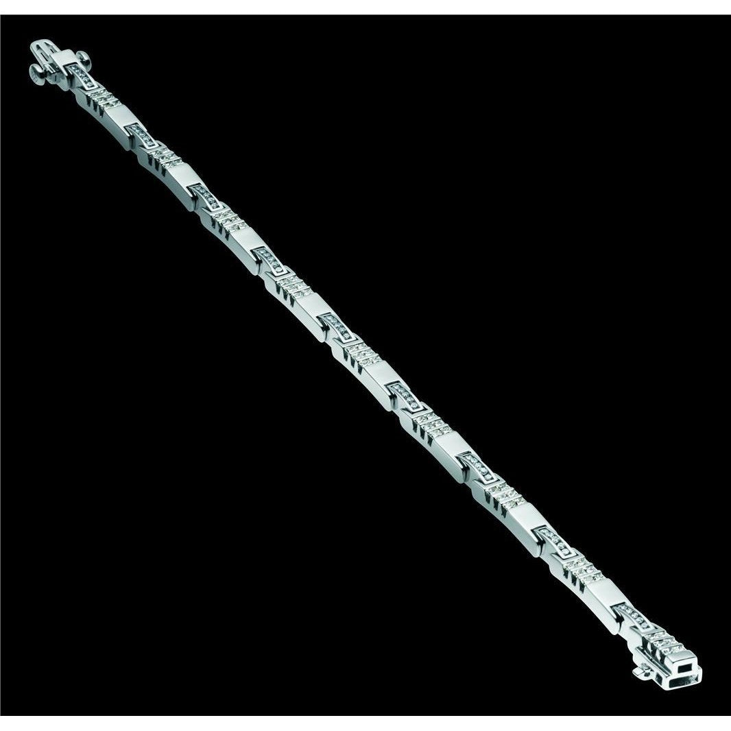 4 Ct Princess And Round Diamond Tennis Bracelet White Gold 14K Tennis Bracelet