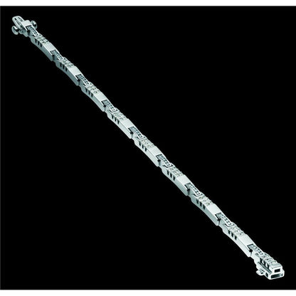 4 Ct Princess And Round Diamond Tennis Bracelet White Gold 14K Tennis Bracelet