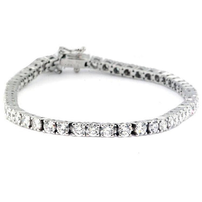 4.65 Ct Round Cut Lab Grown Diamond Tennis Bracelet