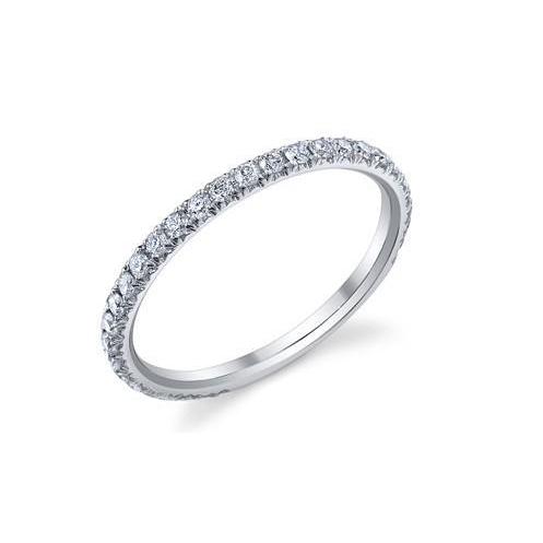 4.00 Ct Brilliant Cut Sparkling Diamonds Wedding Band White Gold 14K Eternity Band