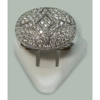  Antique Fancy Lady’s  Style White Elegant Gold Engagement Diamond White Gold  Engagement Ring