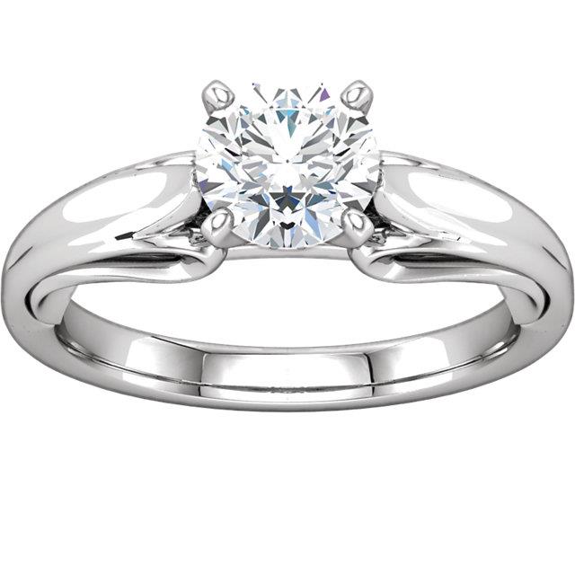 Brilliant Prong Set Round Diamond Ring