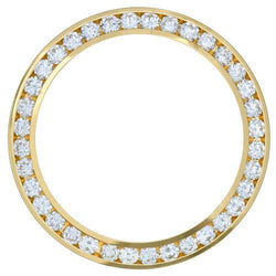 4.50 Ct Custom Mined Natural Real Diamond ( Not Lab Grown ) Bezel To Fit Rolex 41 Mm Datejust All Watch Models