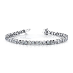 9 Ct Round Brilliant Cut Real Natural Earth Mined Diamonds Ladies Tennis Bracelet