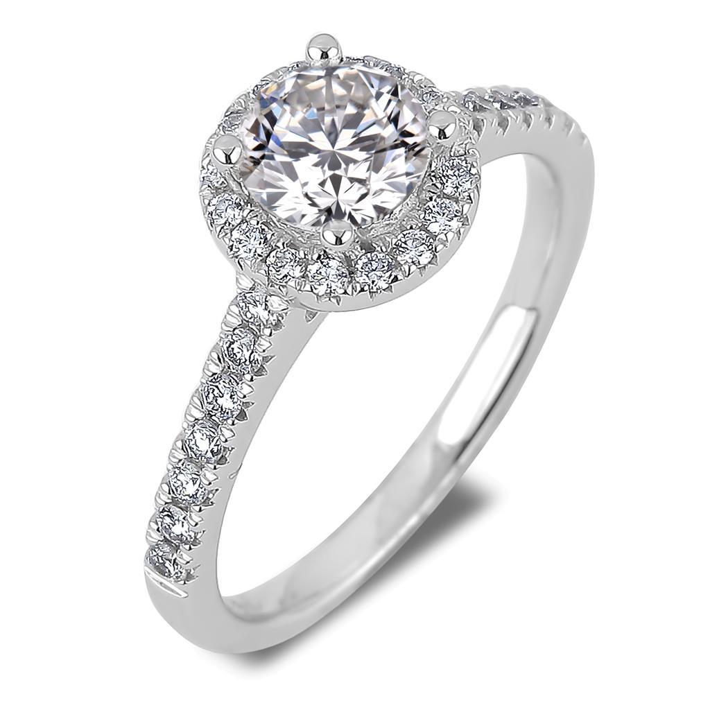 4.50 Carats Round Cut Diamonds Engagement Ring Halo Ring