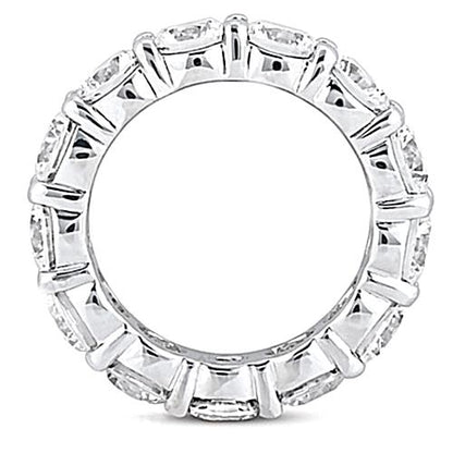 Eternity Band 5.85 Ct. Ring F Vs1 Diamonds Eternity Wedding Band Gold