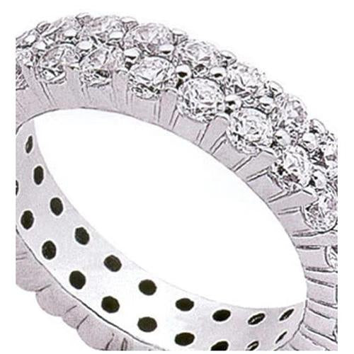 4.60 Carat Diamond Gold Eternity Wedding Band Ring Eternity Band