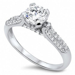 4.60 Ct Brilliant Cut Sparkling Natural Earth Mined Diamonds Wedding Ring