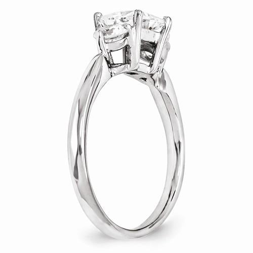 All Sizes 14Kw Diamond Engagement Ring Three Stone Ring