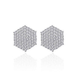 4.80 Ct Round Brilliant Cut Real Natural Earth Mined Diamonds Ladies Studs Earrings White Gold