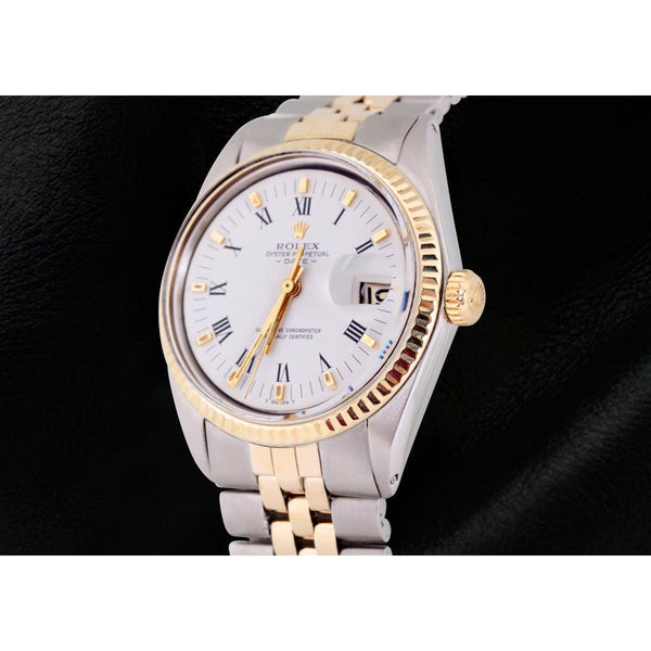 Ss & Gold Jubilee Bracelet Rolex Men Date Watch Roman Dial Rolex