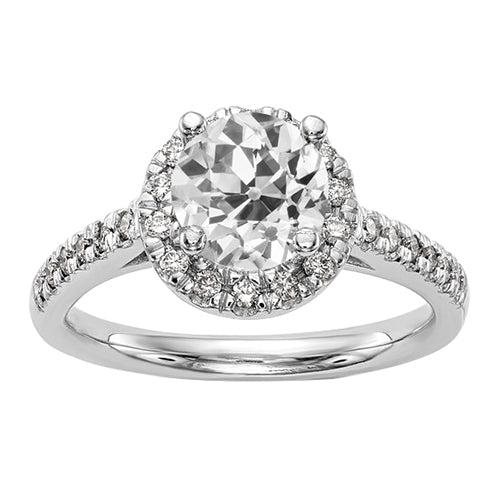 4 Carats Halo Anniversary Ring