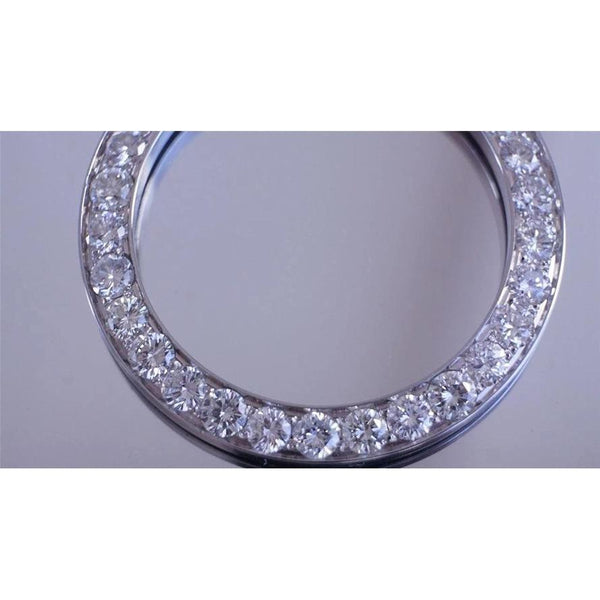 5 Carats Custom Diamond Bezel To Fit Rolex Date All Watch Models Watch Bezel