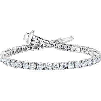 5 Ct Ladies Round Cut Diamond Tennis Bracelet White Gold Jewelry Tennis Bracelet
