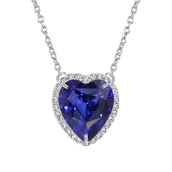Gemstone Diamond Pendant Dog Ear