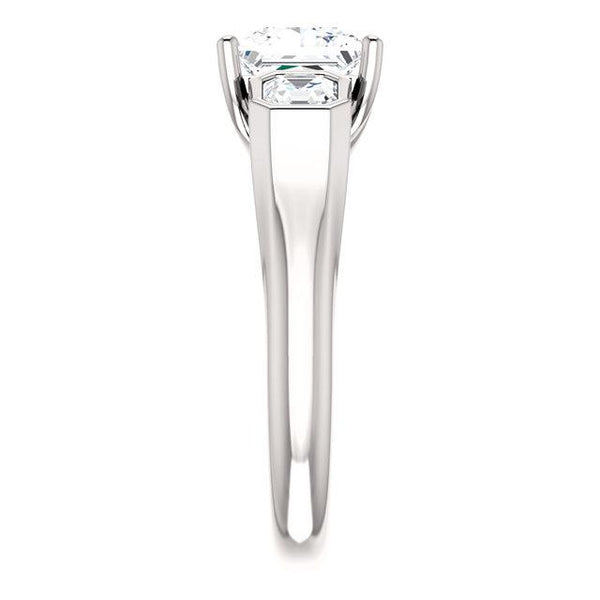 2.21 Carat Three Stone Diamond Engagement Ring Three 