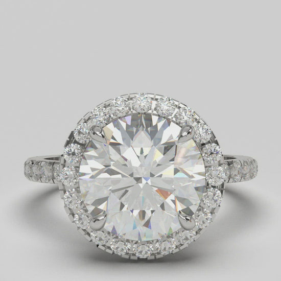 4.50  Diamond Anniversary Ring Halo Setting